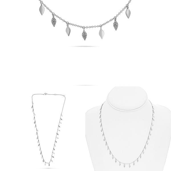 RAJ 14K White Gold Necklace Blue Water Jewelers Saint Augustine, FL