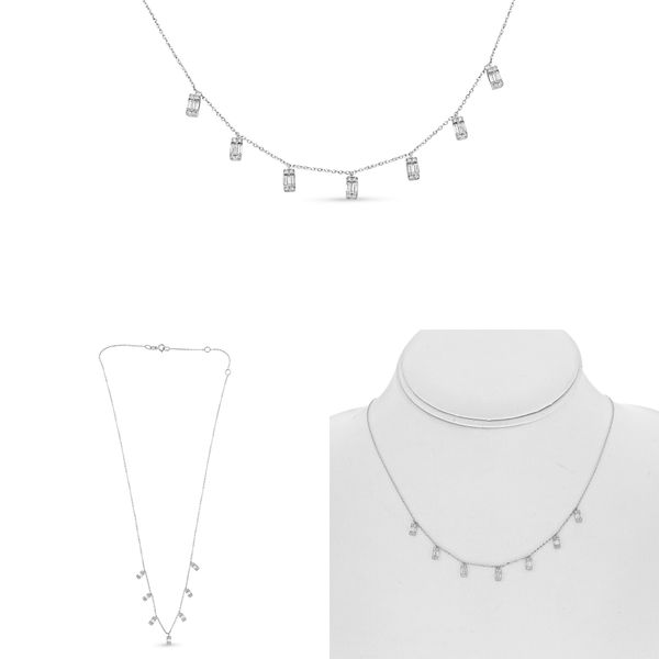 RAJ 14K White Gold Necklace Blue Water Jewelers Saint Augustine, FL