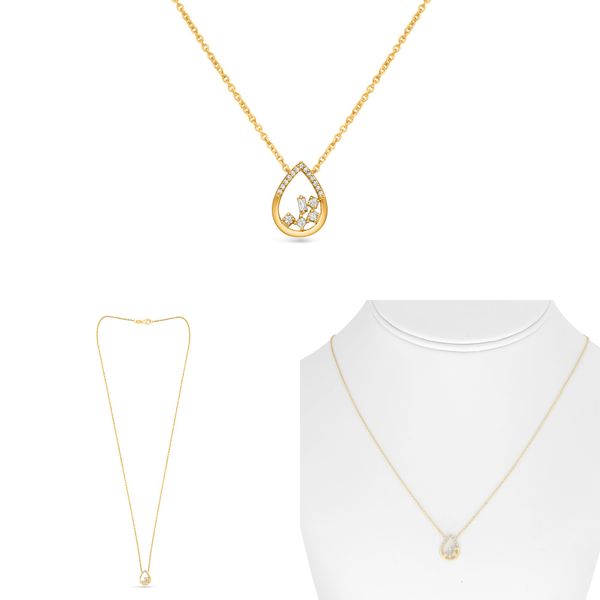 RAJ 14K Yellow Gold Necklace Blue Water Jewelers Saint Augustine, FL