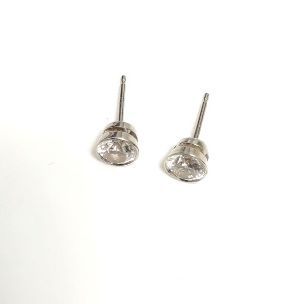 BW 14K White Gold Earrings Blue Water Jewelers Saint Augustine, FL