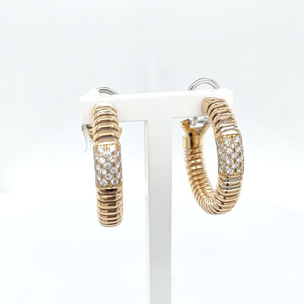 CASHM 18K Yellow Gold Earrings Blue Water Jewelers Saint Augustine, FL