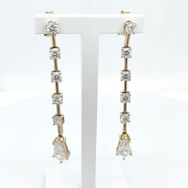 MR 14K Yellow Gold Earrings Blue Water Jewelers Saint Augustine, FL