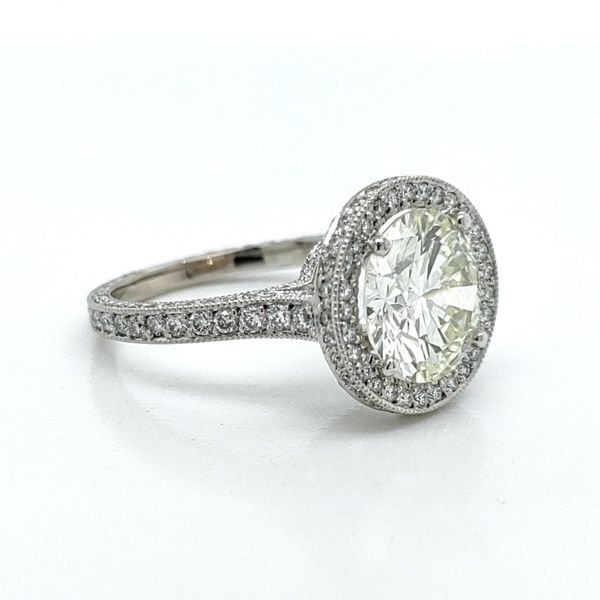 BW Platinum Engagement Ring Blue Water Jewelers Saint Augustine, FL