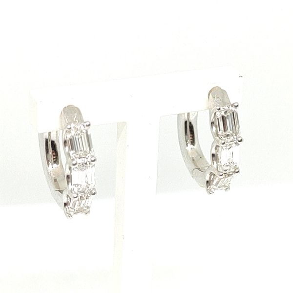 MR 14K White Gold Earrings Blue Water Jewelers Saint Augustine, FL