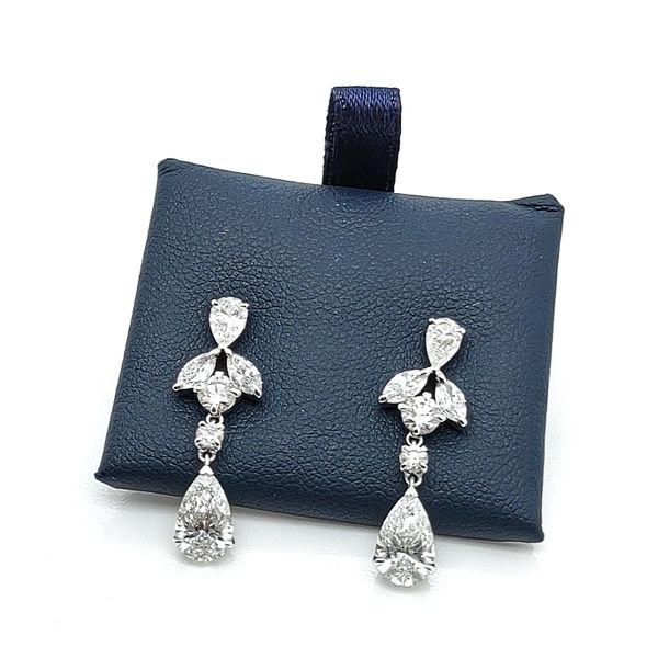 MR 14K White Gold Earrings Blue Water Jewelers Saint Augustine, FL