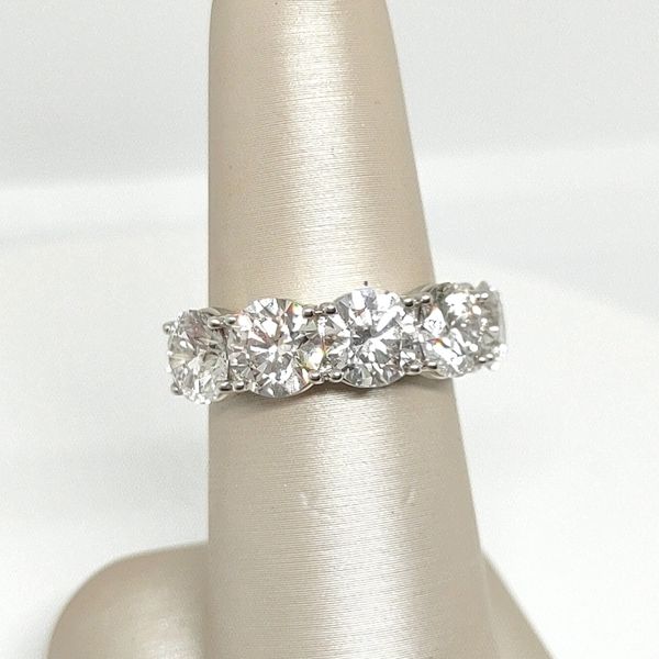 MR 14K White Gold Diamond Wedding Band - Lab-Grown Blue Water Jewelers Saint Augustine, FL