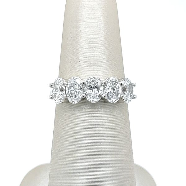 MR 14K White Gold Diamond Wedding Band - Lab-Grown Blue Water Jewelers Saint Augustine, FL