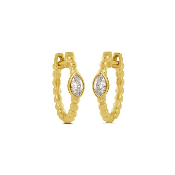 PG 14K Yellow Gold Earrings Blue Water Jewelers Saint Augustine, FL