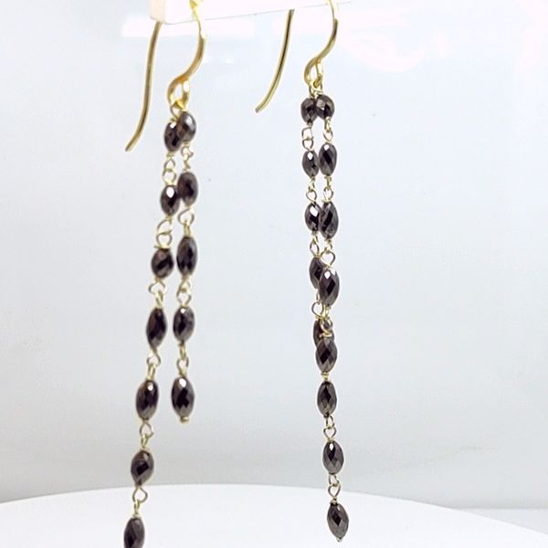 AGI 18K Yellow Gold Earrings Blue Water Jewelers Saint Augustine, FL