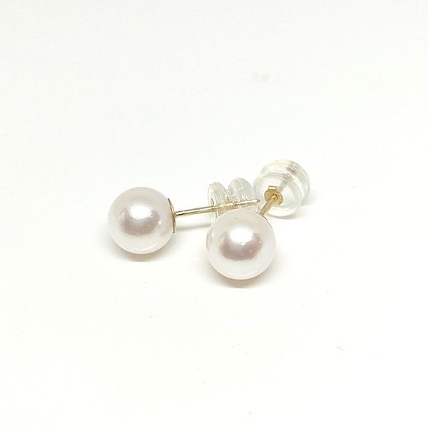 AGI 14K Yellow Gold Earrings Blue Water Jewelers Saint Augustine, FL