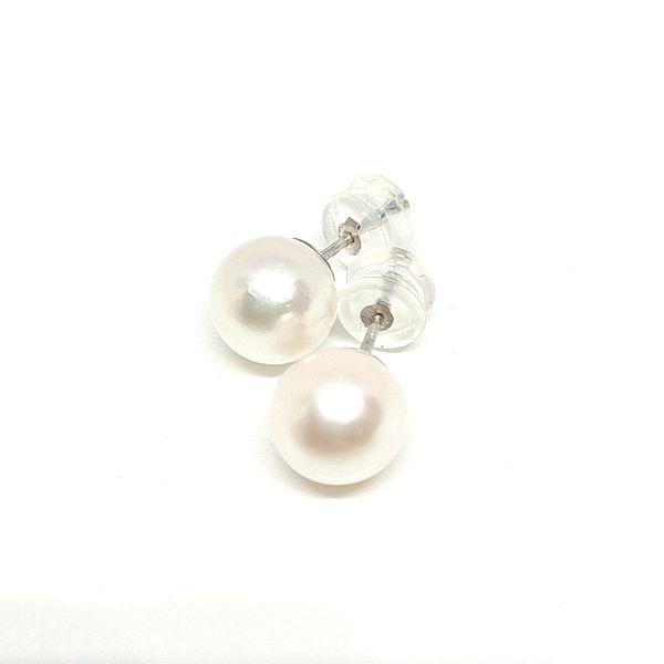 AGI 14K White Gold Earrings Blue Water Jewelers Saint Augustine, FL