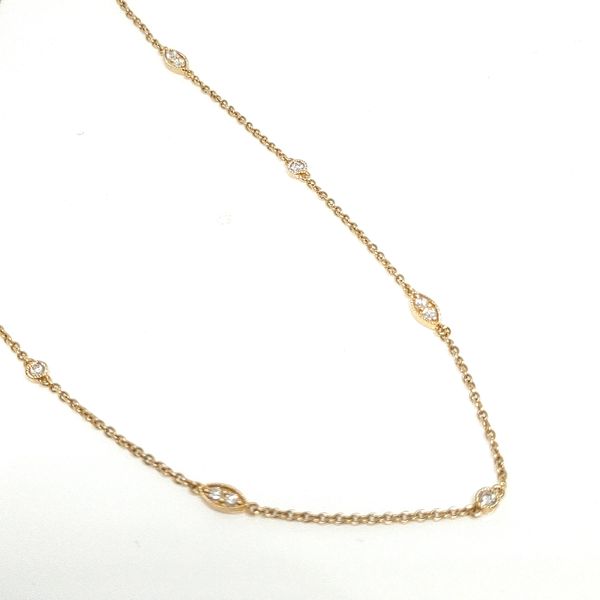 AGI 14K Yellow Gold Necklace Blue Water Jewelers Saint Augustine, FL