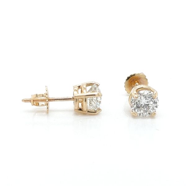BW 14K Yellow Gold Stud Earrings Blue Water Jewelers Saint Augustine, FL
