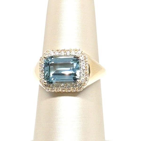 PARG 14K Yellow Gold Ring Blue Water Jewelers Saint Augustine, FL