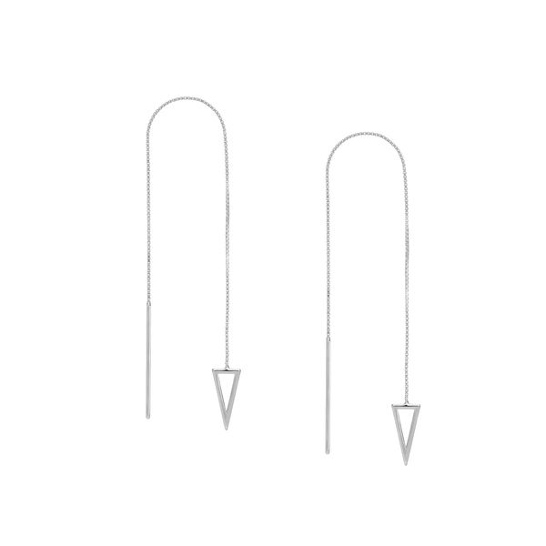 MDS 14K White Gold Earrings Blue Water Jewelers Saint Augustine, FL