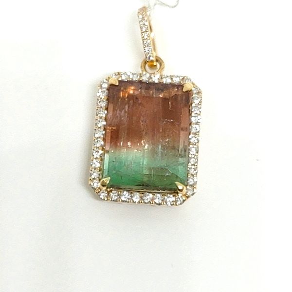 HARI 18K Yellow Gold Pendant Blue Water Jewelers Saint Augustine, FL