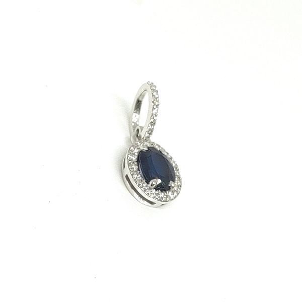HARI 18K White Gold Pendant Blue Water Jewelers Saint Augustine, FL