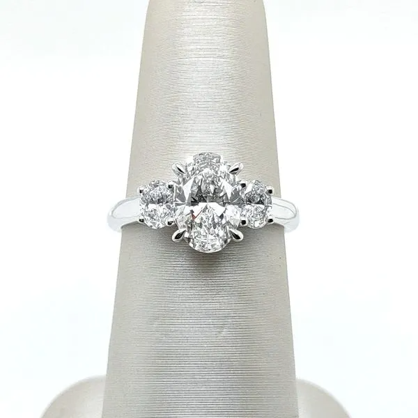 PG 14K White Gold Engagement Ring Blue Water Jewelers Saint Augustine, FL