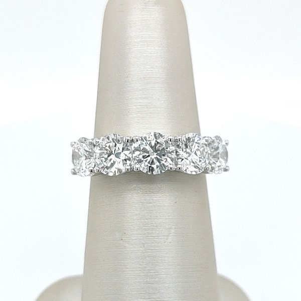 MR 14K White Gold Diamond Wedding Band - Lab-Grown Blue Water Jewelers Saint Augustine, FL