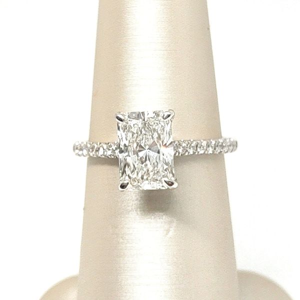 MR 14K White Gold Engagement Ring Blue Water Jewelers Saint Augustine, FL