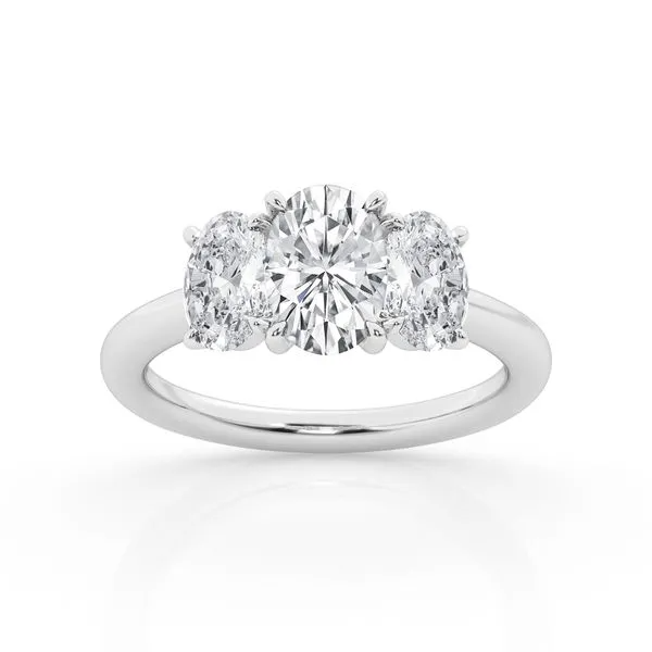 MR 14K White Gold Engagement Ring Blue Water Jewelers Saint Augustine, FL