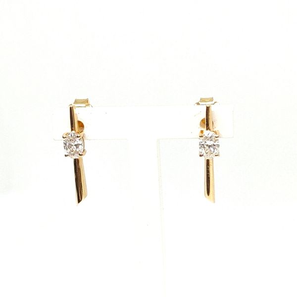 GETNA 14K Yellow Gold Earrings Blue Water Jewelers Saint Augustine, FL
