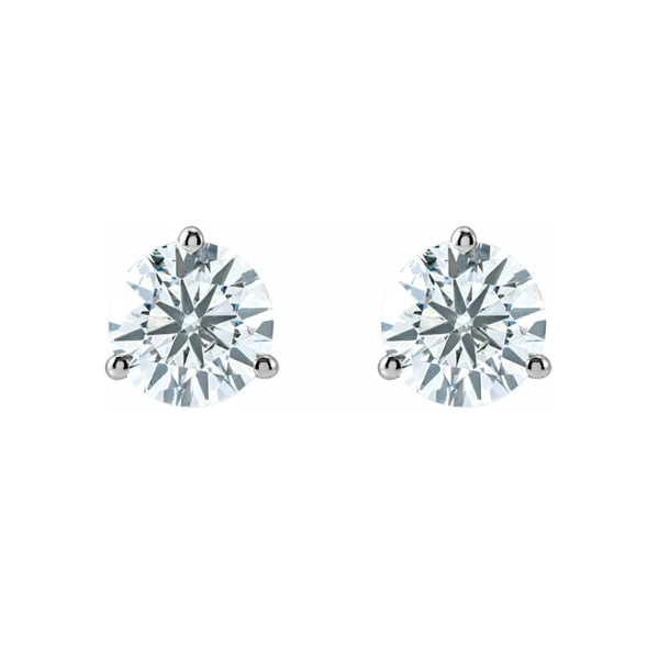 OMJ 14K White Gold Stud Earrings Blue Water Jewelers Saint Augustine, FL
