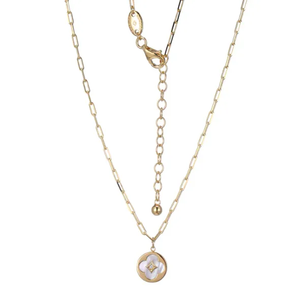 ELLE Sterling Silver Silver Pendant Blue Water Jewelers Saint Augustine, FL