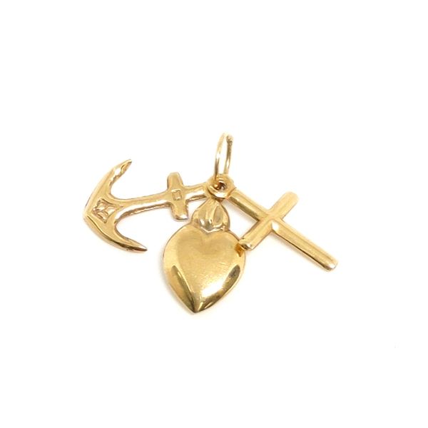 BW 14K Yellow Gold Pendant Blue Water Jewelers Saint Augustine, FL