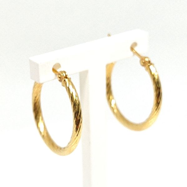 BW 14K Yellow Gold Earrings Blue Water Jewelers Saint Augustine, FL