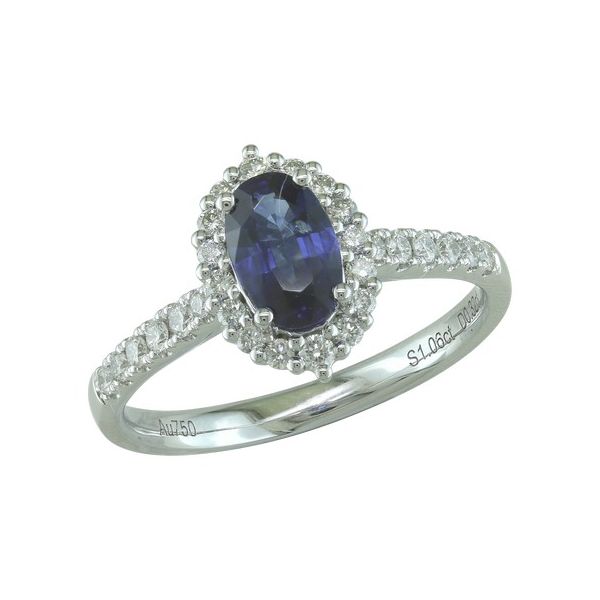 LJ 18K White Gold Ring Blue Water Jewelers Saint Augustine, FL