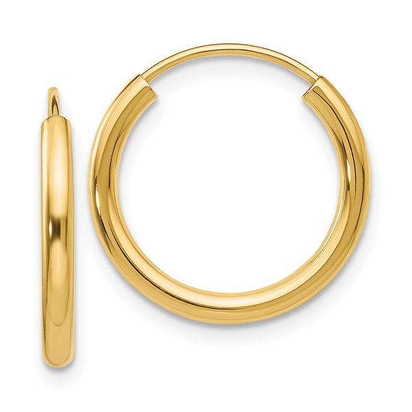 QG 14K Yellow Gold Earrings Blue Water Jewelers Saint Augustine, FL