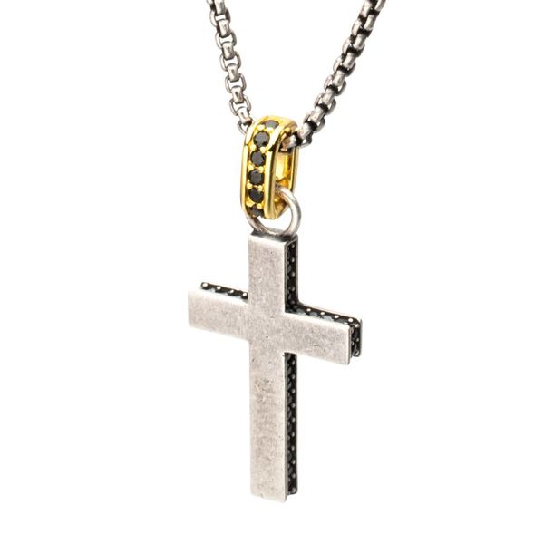 SLSONE Sterling Silver Silver Pendant Blue Water Jewelers Saint Augustine, FL