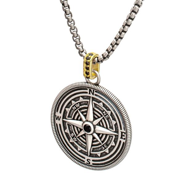 SLSONE Sterling Silver Silver Pendant Blue Water Jewelers Saint Augustine, FL