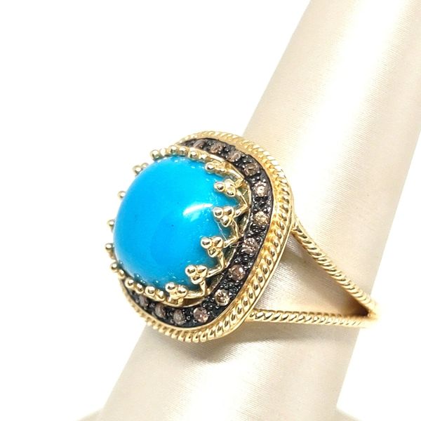 14K Yellow Gold Ring Blue Water Jewelers Saint Augustine, FL