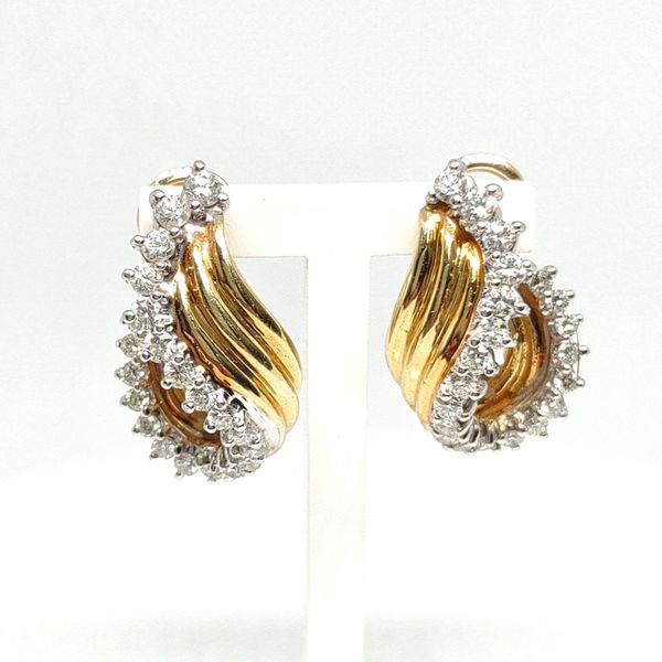 14K Yellow Gold Earrings Blue Water Jewelers Saint Augustine, FL