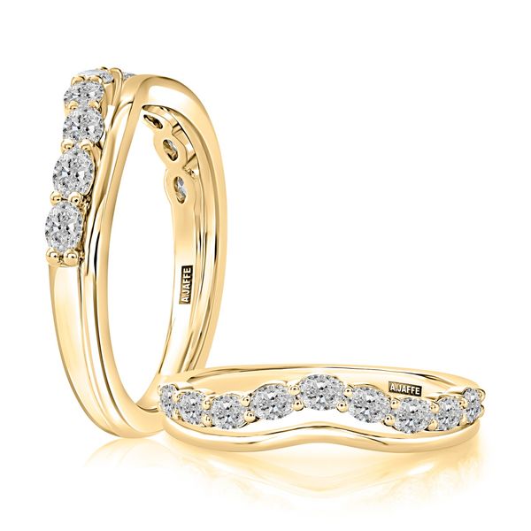 14K Yellow Gold Wedding Band Blue Water Jewelers Saint Augustine, FL