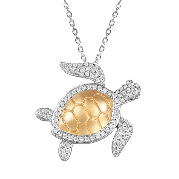 Two-Tone Pendant Blue Water Jewelers Saint Augustine, FL