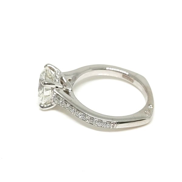 18K White Gold Engagement Ring Image 2 Blue Water Jewelers St. Augustine, FL