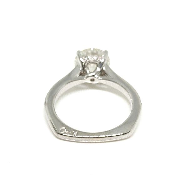 18K White Gold Engagement Ring Image 3 Blue Water Jewelers St. Augustine, FL