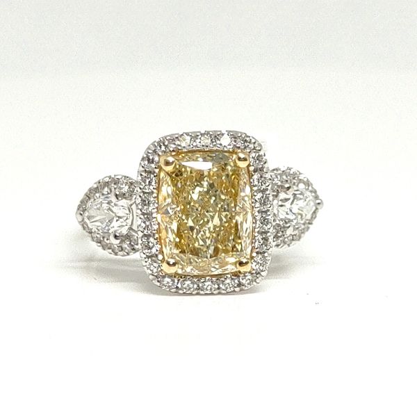4.51 TCW W–X/SI1 GIA Diamond Engagement Ring in 14K White Gold Image 3 Blue Water Jewelers St. Augustine, FL