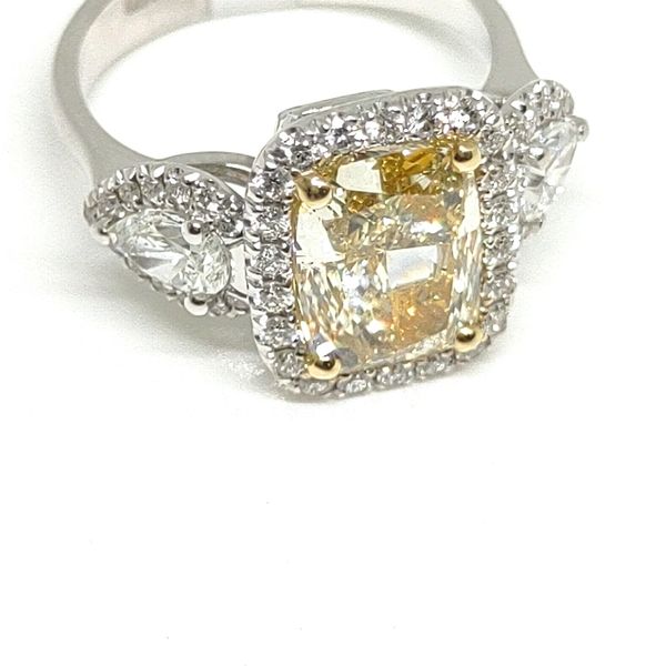 4.51 TCW W–X/SI1 GIA Diamond Engagement Ring in 14K White Gold Image 4 Blue Water Jewelers St. Augustine, FL
