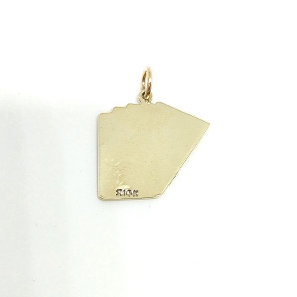 Estate 14K Yellow Gold Deck‑of‑Cards Charm (2.0g) Image 2 Blue Water Jewelers St. Augustine, FL