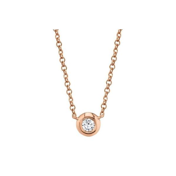 14K Rose Gold Pendant Blue Water Jewelers Saint Augustine, FL