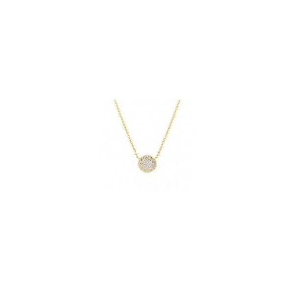 14K Yellow Gold Pendant Blue Water Jewelers Saint Augustine, FL