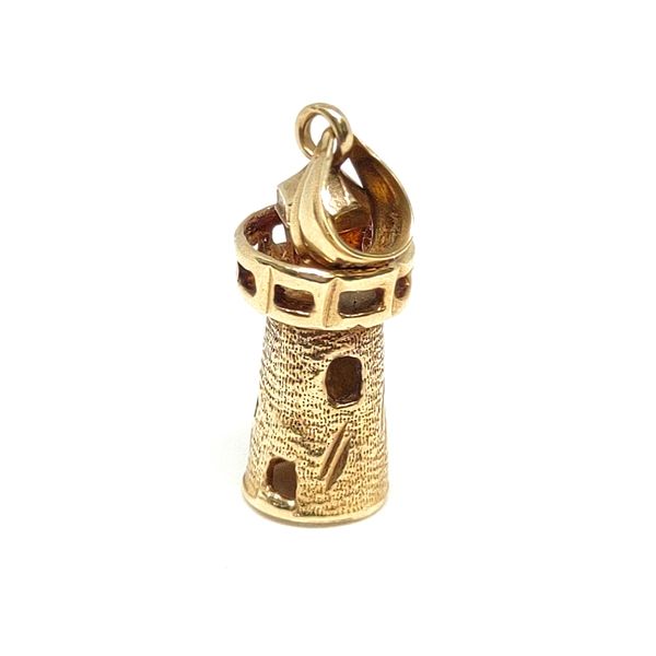 14K Yellow Gold Pendant Blue Water Jewelers Saint Augustine, FL