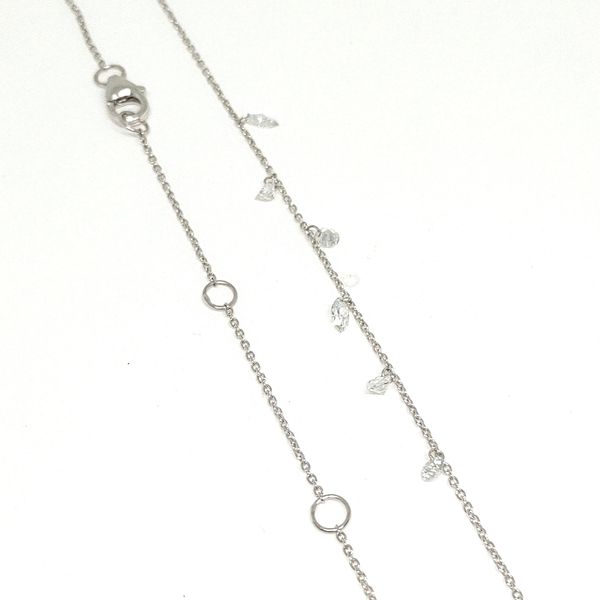 0.51 TCW Various‑Shape Diamond Dangle Station Adjustable Necklace, 16–18" Image 2 Blue Water Jewelers St. Augustine, FL