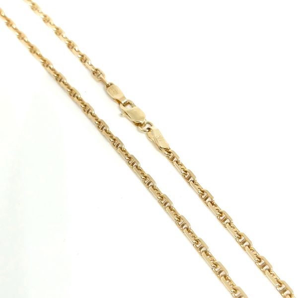Estate 14K Yellow Gold Anchor Link Chain &acirc;�" 19.5" Blue Water Jewelers Saint Augustine, FL