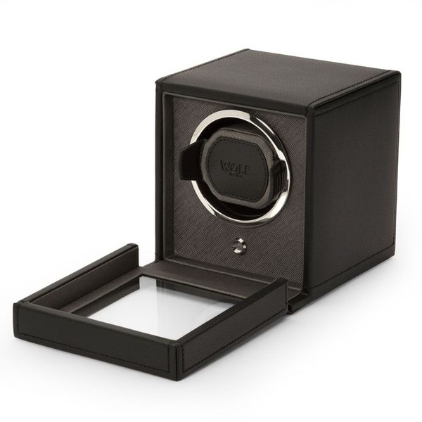 Black Cub Single Watch Winder Image 4 Blue Water Jewelers St. Augustine, FL
