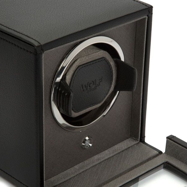 Black Cub Single Watch Winder Image 5 Blue Water Jewelers St. Augustine, FL